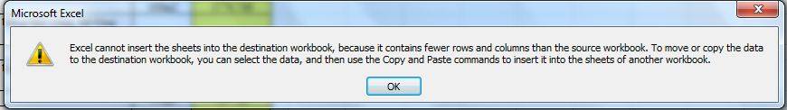 cannot insert rows in excel sheet
